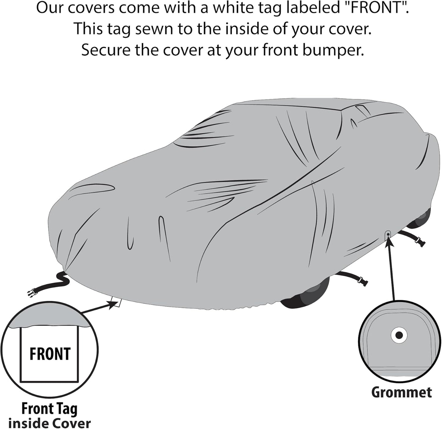 USCarCover 5 Layer All Weather Protection, Breathable Car Cover for Jeep Comanche 1991 1992 Standard Cab Short Bed Pollution, Dust, Sun, Snow, Rain