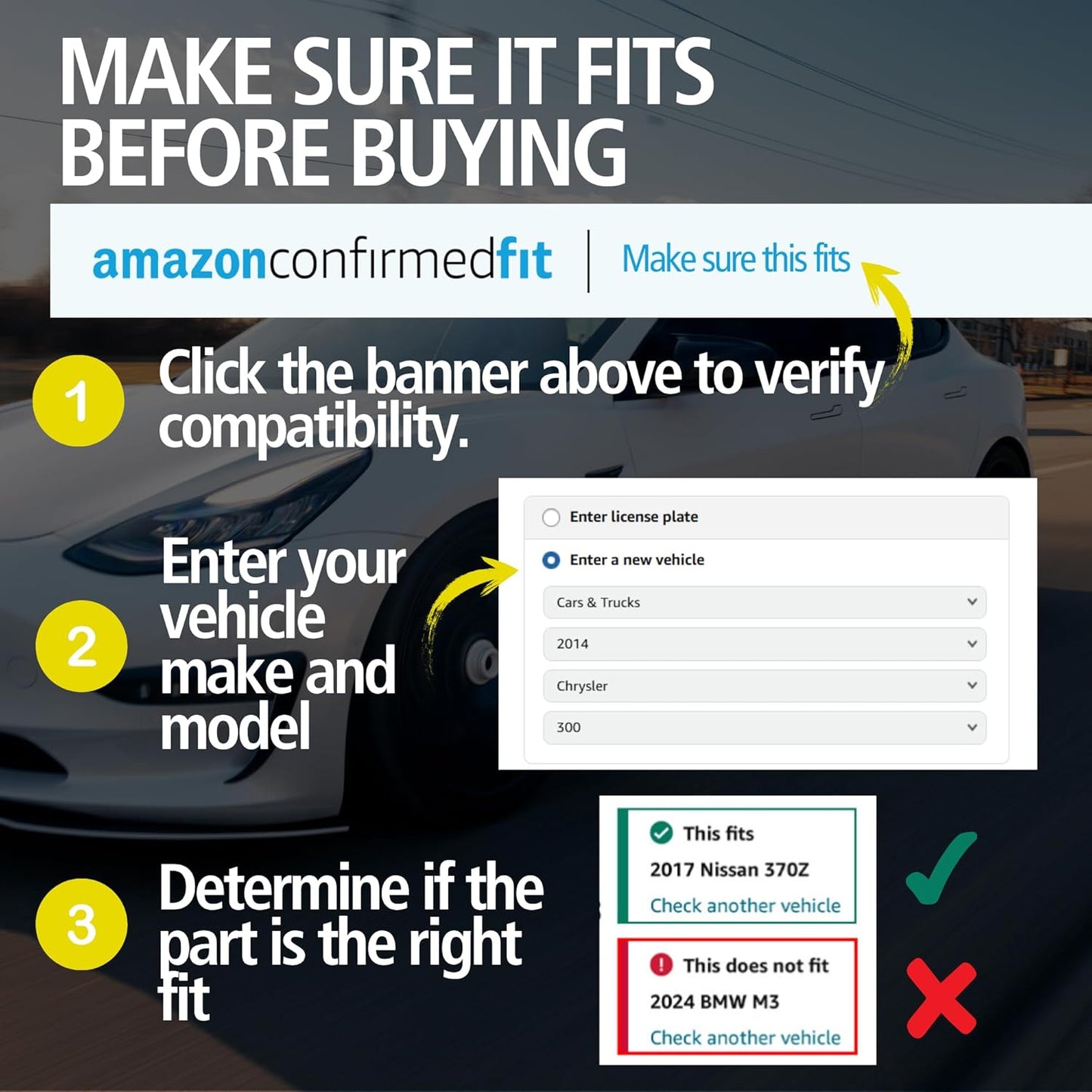 Premium Semi-Metallic Rear Brake Pads (1001-1719M) Compatible with Chrysler Town & Country 2016-2014, Dodge Grand Caravan 2016-2012, Journey 2012, Ram C/V 2015-2013 & More